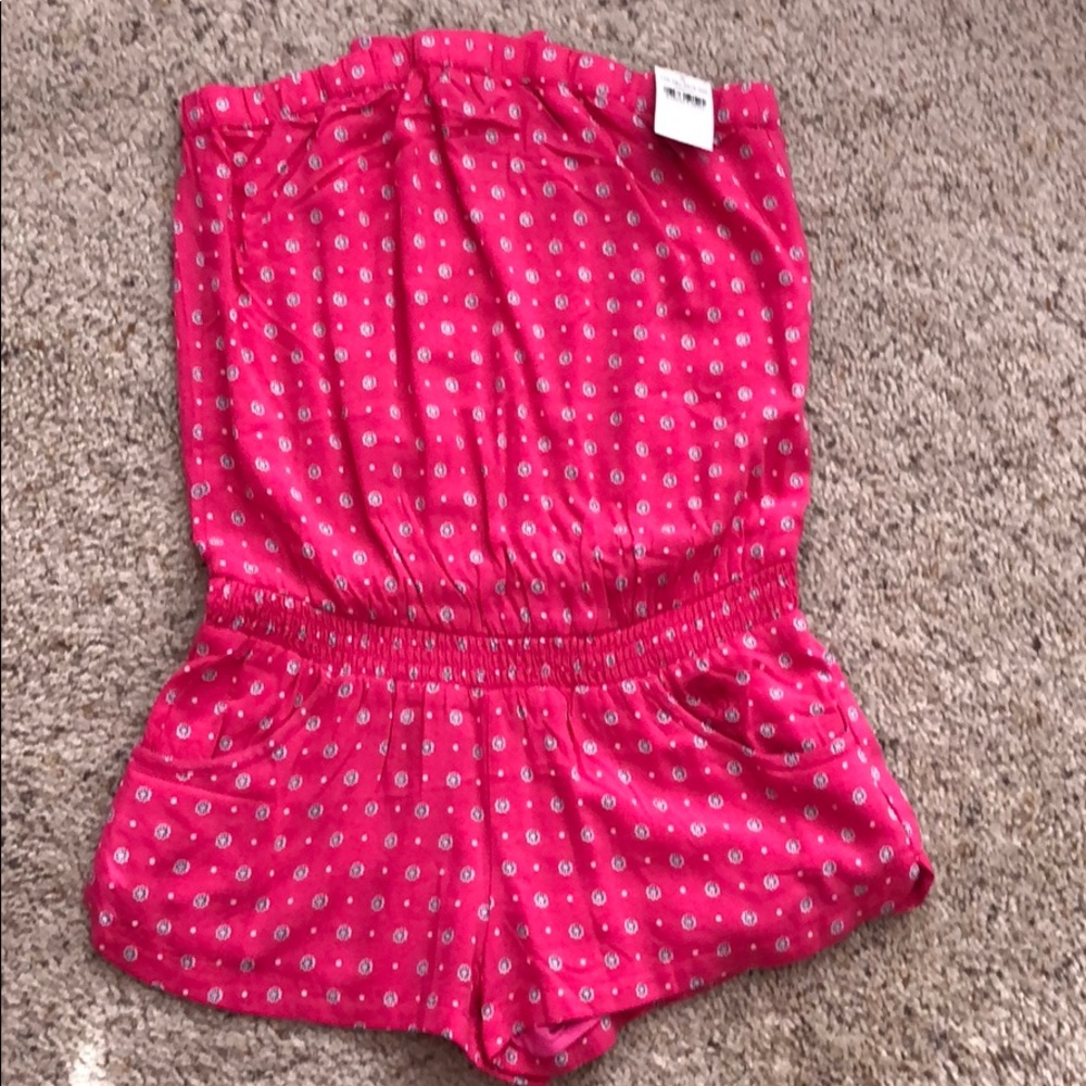 Strapless Romper